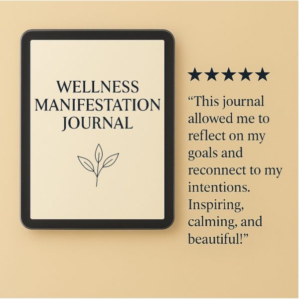 Product Image and Link for Wellness Manifestation Journal – 30-Day Guided Printable (Digital Download)